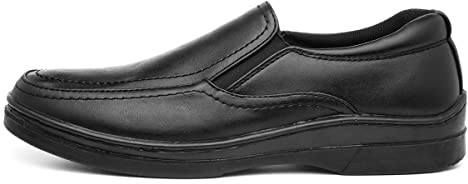 Hobos Bruce Mens Side Twin Gusset Shoe in Black - Size 6 UK - Black