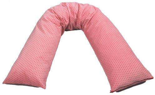 Biona Seitenschläferkissen 200 x 35 cm (Nicki rosa)
