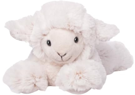 Inware 5922 - Kuscheltier Schaf Beo, creme, liegend, 28 cm, Schmusetier