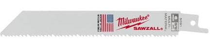 Milwaukee Hoja Sable UNIVERSAL Metal, Madera y Plástico 150mm 8/12Tpi - 5uds