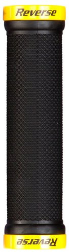 Reverse Grip Lock-On Fahrrad Schraubgriffe schwarz/gelb