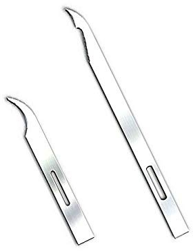 Scharfe Fadenziehmesser, Stitch Cutter - Fadenmesser, 65mm 10 Stck