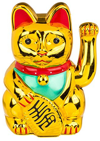 Out of the blue Artículos Decorativos/Gato Chino de la Suerte Agitando la Pata Izquierda