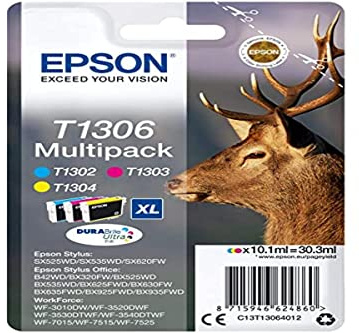 Epson 2666369 T130640 Stylus SX525WD/SX620FW XL 3PACK Tintenpatrone