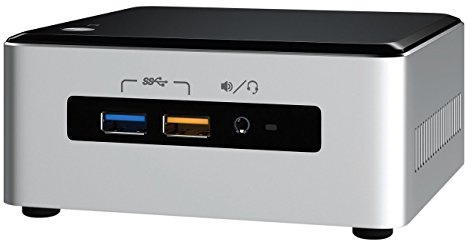 Intel BOXNUC6I3SYH Barebone PC Noir