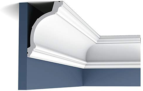 Orac Eckleiste C217 200 cm x 15,6 1 cm x 10,3 cm aus Polyurethan Hartschaum vorgrundiert
