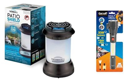 ThermaCELL MR-9S Mosquito Repellent Pest Control Outdoor and Camping Cordless Lantern, Dark Bronze