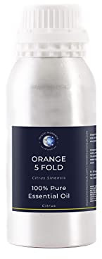 Mystic Moments | Olio essenziale arancione a 5 volte 500G - Olio puro e naturale per diffusori, aromaterapia e massaggio miscele senza OGM vegano