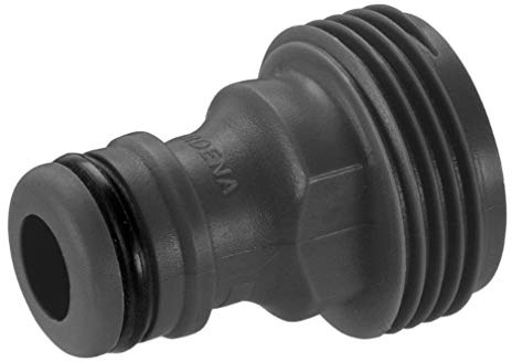 Gardena Geräteadapter: Gerätestück zum Anschluss von Bewässerungsgeräten mit Innengewinde an das Original Gardena System, passend für 26,5 mm (G 3/4 Zoll)-Gewinde (921-50)