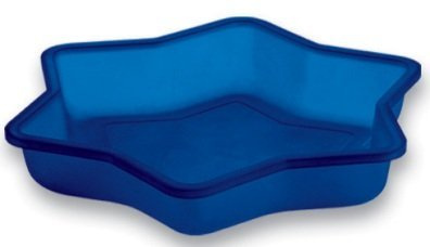 Kuchenform - Backform - Stern - 100% Silikon - 11,5 cm x 11,5 cm - 3 cm hoch