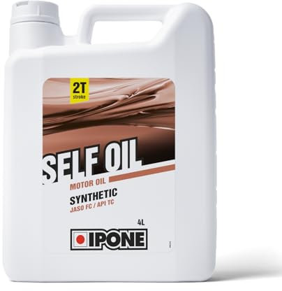 IPONE – Motoröl ZT Self Oil – 4 Liter Kanister – Teilsynthetischer Schmierstoff – Für Zweitaktmotoren