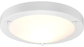 Trio Leuchten Deckenleuchte 6801011-01 Condus, Metall weiß, Glas opal matt weiß, exkl. 1 x E27