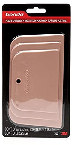 3M 00357 Bondo Spreader: 3 spreaders/Pack (Salmon)