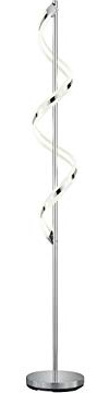 Trio Leuchten LED Stehleuchte Sydney 472910106, Metall chrom, inkl. 20 Watt LED, 25 x 25 x 162 cm, Weiß