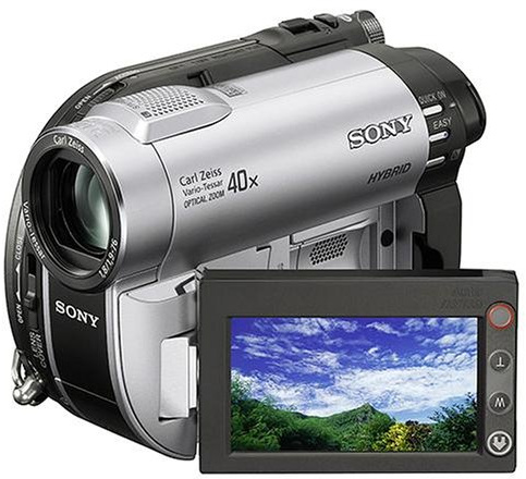 Sony DCR- DVD115 Caméscope (Flash et DVD, zoom optique 40x, écran 2,7, stabilisateur d'image)