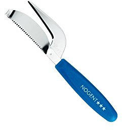 NOGENT*** 09037K ECAILLEUR, Acier Inoxydable, Bleu, 8CM