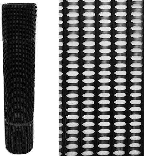 60% High Strength Windbreak Fence Netting Plastic Mesh, 2m Wide by The Metre Black