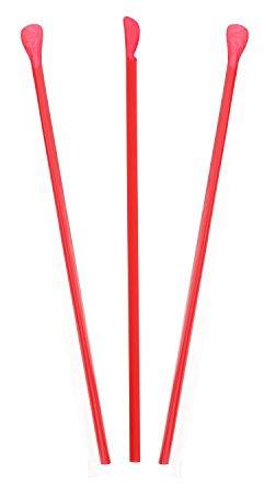 Royal 10.25 Inch Individually Wrapped Jumbo Spoon Straw Package of 5,400