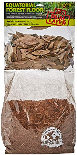 Exo Terra Equatorial Forest Substrate 8.8 Litres,brown