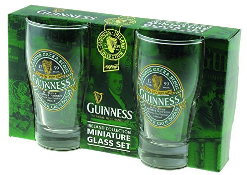 Guinness Ireland Minature Collection-Set di bicchieri, 2 pezzi