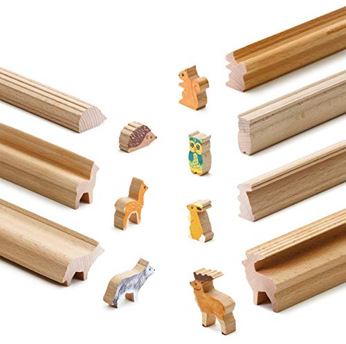 Erzi 41263 Bastelleisten Waldtiere aus Holz, Lernmaterial für Kinder | Bastelmaterial, Kreativität