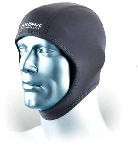 AKONA 2mm Neoprene Tropical Beanie: Ideal for Diving and Snorkeling - Large