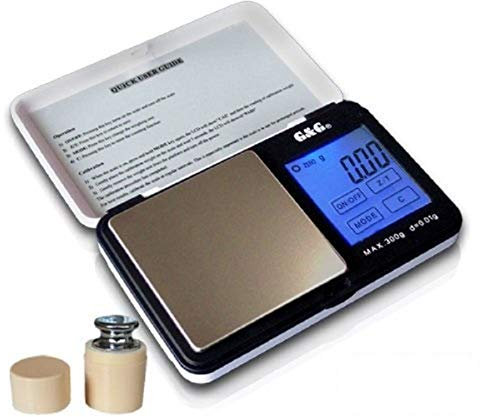 G&G TSWB 300g/0,01g mit 100g M1 Kalibriergewicht Taschenwaage Feinwaage Digitalwaage Goldwaage Münzwaage