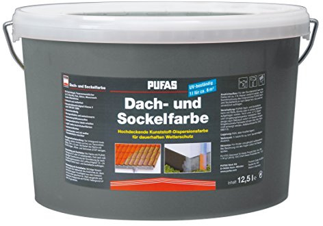PUFAS Dach- und Sockelfarbe schiefer 12,5 Liter