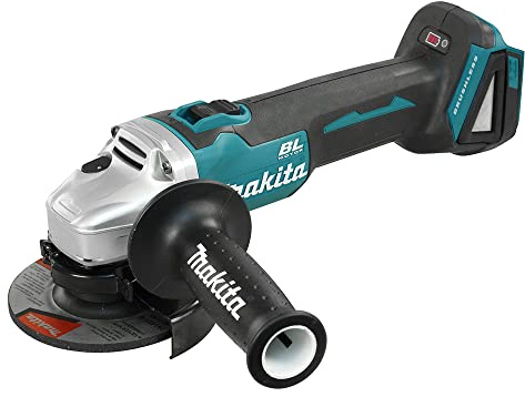 Makita DGA454Z minislipmaskin, A, drift med litiumjonbatteri, 18 V, 115 mm, BL, endast maskin, utan laddare, utan batteri