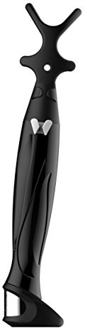 idi Toothbat - Wow Adult Flosser (Green/White/Black)-Patented Design Awards Winning Product-Perhaps The Best flosser in The World-Comfort, Effective, Easy, Environment & Eco-Friendly (Black)