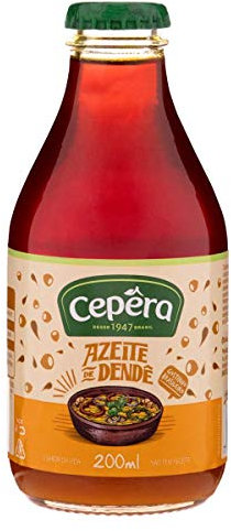 Dende Oil (Palm Oil) / Azeite de Dende / Acaraje oil / Oleo de Dende - Cepera 200ml