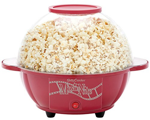 Betty Crocker BC-2970CR Cinema-Style Popcorn Maker, Red by