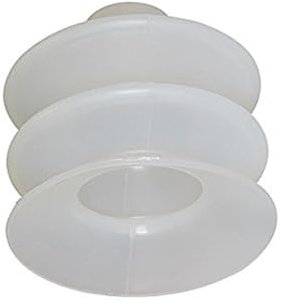 Riegler - Ventosas de fuelle redondas, 2,5 pliegues, diámetro: 20 mm, silicona ri fg2520-2