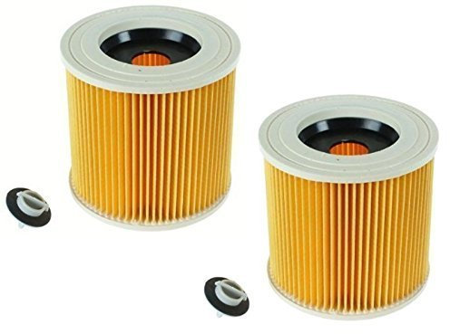 First4Spares Cartridge Filter For Karcher Wet & Dry Hoover Vacuum Cleaners (Pack of 2 Filters)