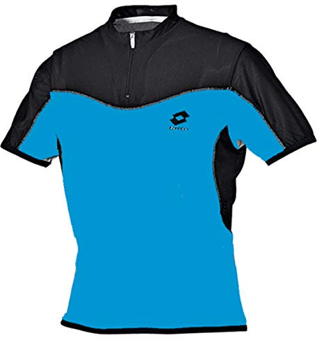 Lotto T-Shirt ATP Skin HZ, Herren, Gr. M (48), Maldive/Black