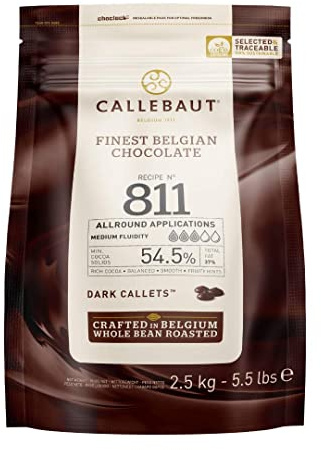 CALLEBAUT foncé chocolat noir chocolat 2,5 kg