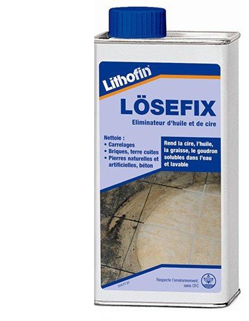 Lithofin Lösefix 1 Liter - Zum Entfernen öliger, fettiger Verunreinigungen