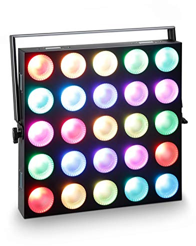 Cameo MATRIX PANEL 10 W RGB - 5 x 5 RGB LED Matrix Panel mit Single Pixel Control, schwarz