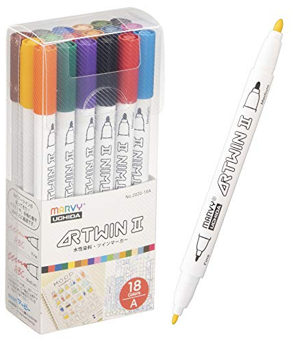 marvy Art-Twin ii 18 Color A Set (2020-18a)