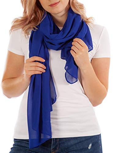 DOLCE ABBRACCIO PRIMAVERA XXL-Schal Stola Halstuch Chiffon 160 x 70cm