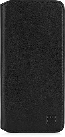 32nd Classic Series 2.0 - Real Leather Book Wallet Flip Case Cover For Nokia X10 & X20, Real Leather Design With Card Slot, Magnetic Closure and Built In Stand - Black