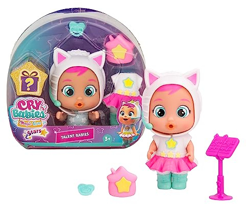 Cry Babies Magic Tears Talent Daisy - Mini-Sammelpuppe Gekleidet in ihrem individuellen Talent-Outfit - Geschenk Spielzeug für Kinder Ab 3 Jahren
