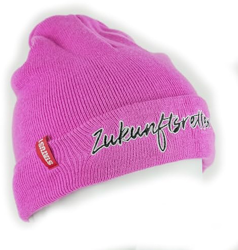Status1 Zukunftsretterin Kinder Beanie | Feuerwehr | Rettungsdienst | THW | Polizei | Strickmütze | Wintermütze | Lebensretter