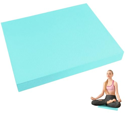 Tapis d'équilibre, blocs de yoga, planche d'équilibre en mousse antidérapante, tapis d'exercice 15,8 x 13 x 2 pouces, coussinets d'équilibre haute résilience pour physiothérapie, fitness, stabilité