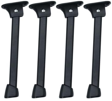 Tischbeine Metall Schwarz, Schreibtischbeine Klappbare, mit Schrauben und Schraubendrehern, 4er-Pack Couchtisch Beine, für Den Modernen Heimwerkerstil, Tischbeine Outdoor, Beistelltischbeine(25cm/10in