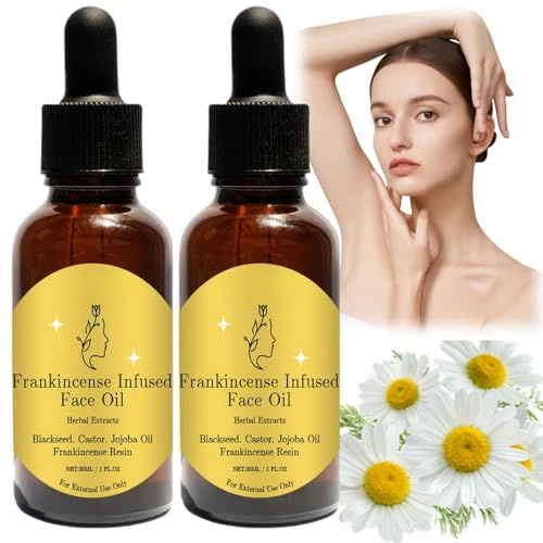 2PCS Frankincense Resin Oil for Face,Frankincense Resin Infused Oil for Face,Frankincense Oil for Skin Organic,Moisturizing Frankincense Oil for Skin Face,Rapid Absorption Frankincense Resin Oil
