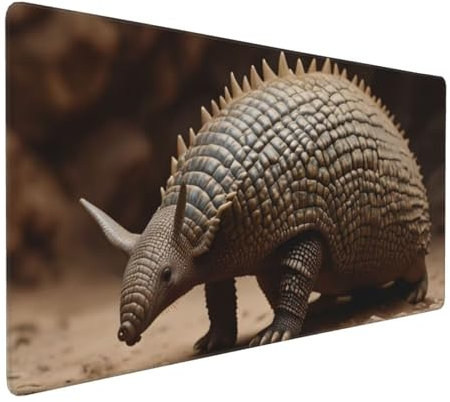 Gaming Mauspad XXL 900 x 300 mm, Grau Mauspad Groß mit Vernähten Kanten, Gaming Mousepad Tier mit Verbessert Präzision und Geschwindigkeit, Mousepad XXL Wasserdicht, Büro, Zimmer Deko Geschenk H-454