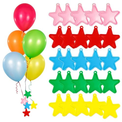 25 PCS Balloon Weights for Helium Balloons – Durable Decorative Anchors for Party Balloons – Ideal for Birthdays, Weddings, Baby Showers & Events