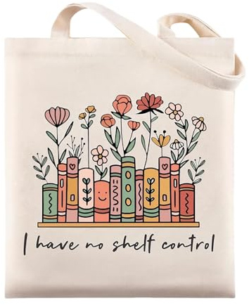 Onperpoe Stoffbeutel Bedruckt Stofftasche Tragetasche Damen Einkaufstasche Geschenke Wiederverwendbar Tote Bag Aesthetic Tragetaschen Baumwolltasche Leinentasche Geschenk Buchliebhaber 40x35cm