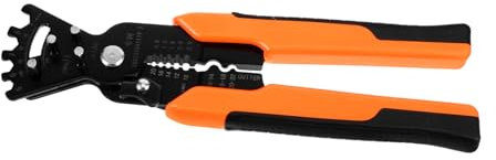 Zerodeko Pince à Dénuder Multifonction En Acier Poignée Antidérapante Orange Cintrage, Coupe, Sertissage Et Dénudage Précis Des Fils Électriques Outil Professionnel Pour Électricien